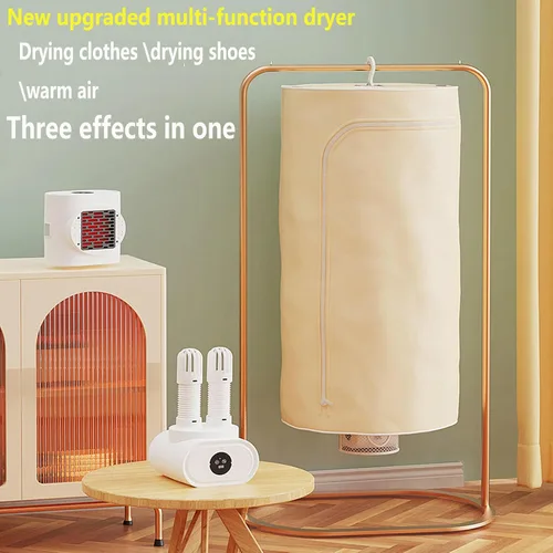 Vista 2 de 3 in 1 Multifunctional Portable Dryer for Apartments, Shoe Dryers for Sneakers, Desk Heater Clothes Dryer Shoe Dryer Heater for Family Dormitory