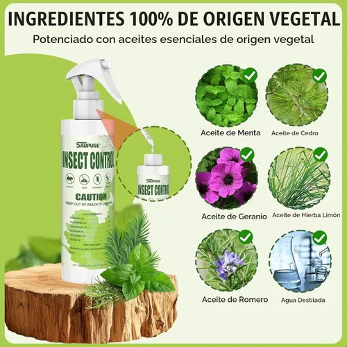 Vista 5 de Spray de aceite de menta para roedores e insectos, repelente de arañas