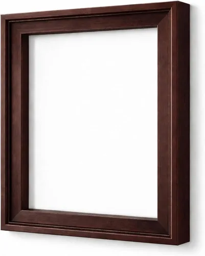 Vista 10 de Marco flotante de lona para lienzo envuelto en galería de 1 a 1.25 pulgadas, marco flotante con aspecto de madera para pinturas al óleo, galería