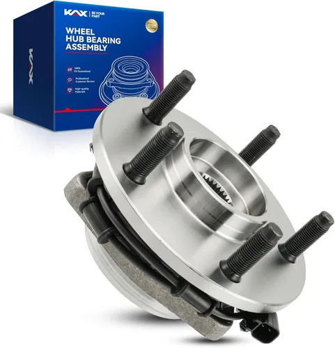 Vista 54 de KAX 510063 Rodamiento de rueda delantera compatible con Toyota Camry 2004-2017, Ford Edge 2007-2014, Toyota Sienna 2004-2010, conjunto de cubo
