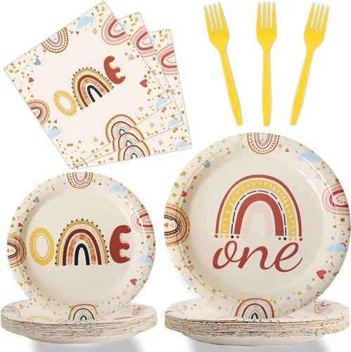 Vista 30 de 96 Piezas Platos y Servilletas de Fiesta de Cumpleaños Sweet 16 Color Oro Rosa Suministros para Fiestas Juego de Vajilla para Fiesta de Dieciséis