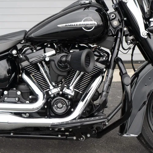 Vista 2 de Arlen Ness 81-202 Velocity Kit de filtro de aire de 65 grados - Negro