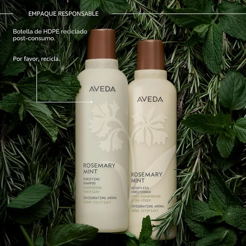 Vista 12 de Aveda Rosemary Mint Purifying Shampoo Clarifying Shampoo Gently Removes Buildup, Adds Shine For Normal to Oily Hair, Fine to Medium Hair Types