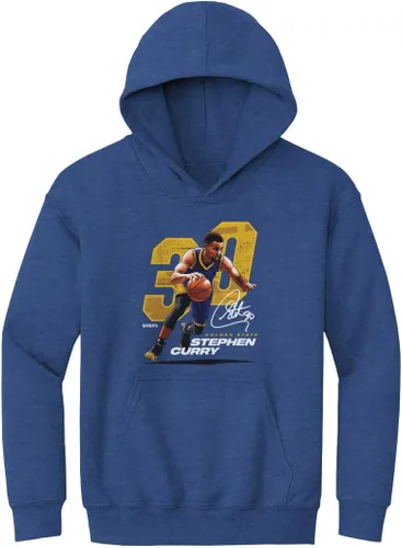 Vista 2 de 500 LEVEL Steph Curry Offset Golden State Warriors - Sudadera con capucha para jóvenes