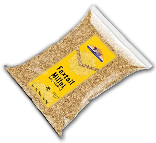 Vista 9 de Rani Mijo cola de zorra pulido (Setaria italica) Granos antiguos 28.22 oz (28 onzas) ~ Todo natural Apto para gluten Sin OMG Kosher Vegano