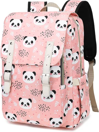 Vista 9 de Bee - Mochila para laptop para mujeres y niñas, mochila escolar universitaria de 15.6 pulgadas, mochila informal de viaje, tamaño grande