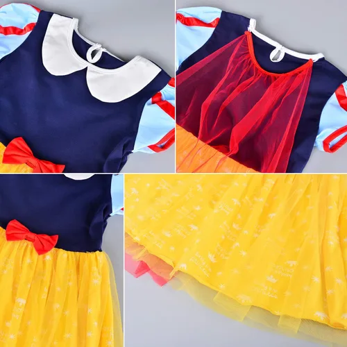 Vista 6 de Disfraz de princesa para fiesta de cumpleaños para niñas pequeñas con diadema