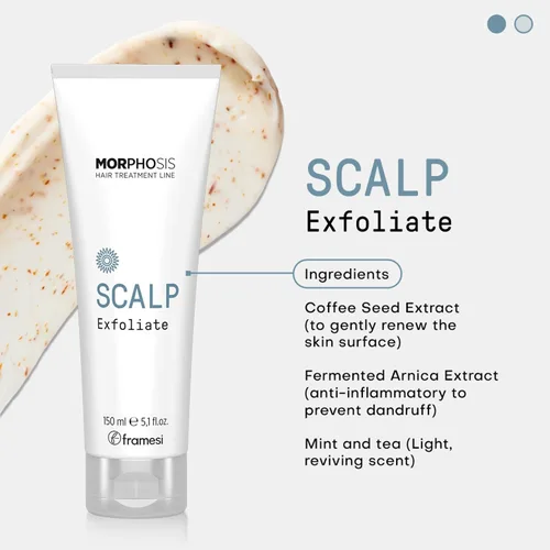Vista 3 de Framesi Morphosis - Exfoliante para el cuero cabelludo, tratamiento previo