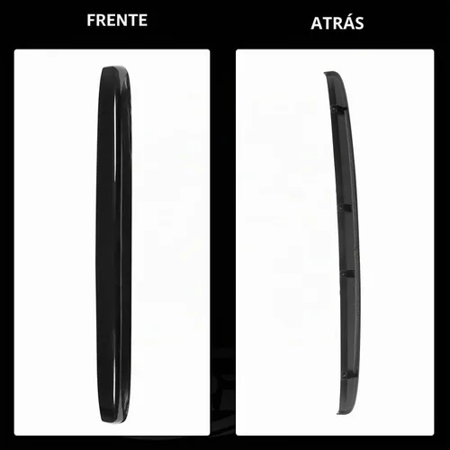 Vista 5 de KARPAL Cubierta de lámpara de luz de matrícula trasera compatible con Jeep Cherokee 1997 1998 1999 2000 2001 5FL86ZZZ Negro brillante
