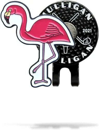Vista 8 de MULLIGAN HOOLIGAN® Marcador de pelota de golf + clip magnético para sombrero Esmalte de alta calidad Regalo divertido para los amantes del golf