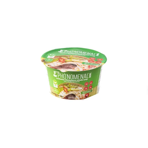 Vista 7 de Pho'nomenal Tazón de Fideos Instantáneos Pho Sin Gluten, Sopa de Carne Vietnamita Baja en Sodio, Sin MSG, Receta Familiar Auténtica, Sin OMG, Sin