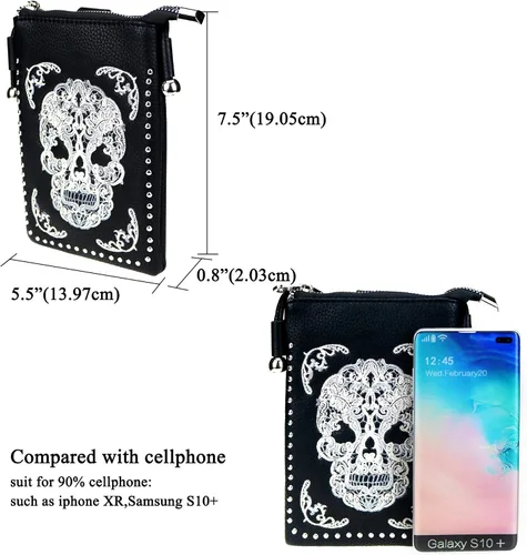 Vista 2 de Montana West Small Crossbody Phone Purse for Women Western Designer Purse with Strap