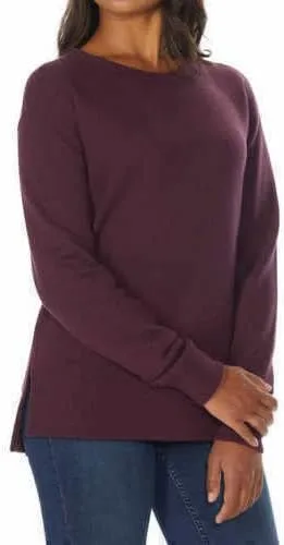 Vista 4 de Kirkland Signature Forro polar para mujer (morado, mediano)