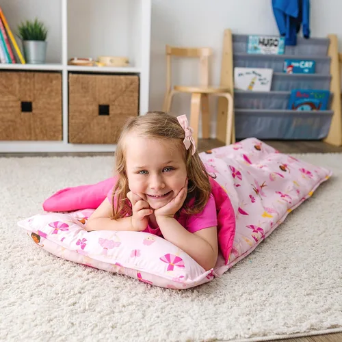 Vista 2 de Wildkin Alfombrilla para Siesta Infantil Original – Cómoda Alfombrilla para Dormir con Almohada, Ideal para Escuela y Viajes