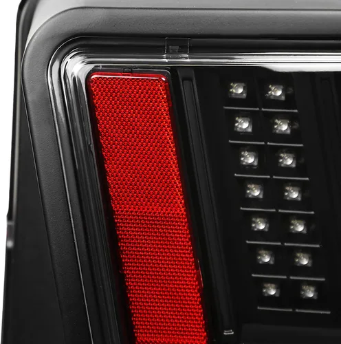 Vista 6 de SPEC-D TUNING - Luces traseras LED negras con señal secuencial Para Ford Mustang 1999-2004 Lente ahumado