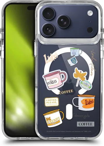 Vista 197 de Head Case Designs Gilmore - Funda negra a prueba de golpes con diseño de dibujos animados para niñas con licencia