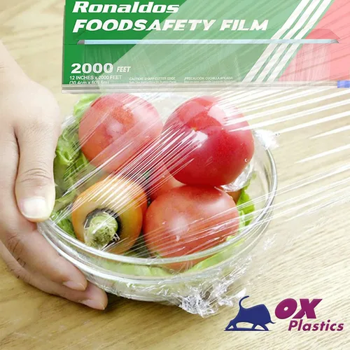 Vista 6 de Ronaldos - Película de seguridad alimentaria, envoltura de plástico de 12 pulgadas x 2000 pies, grado comercial, utilizada para la industria
