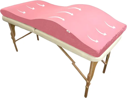 Vista 9 de Cubrecama con pestañas, 23 x 70 pulgadas, cubrecolchón de espuma viscoelástica, color beige