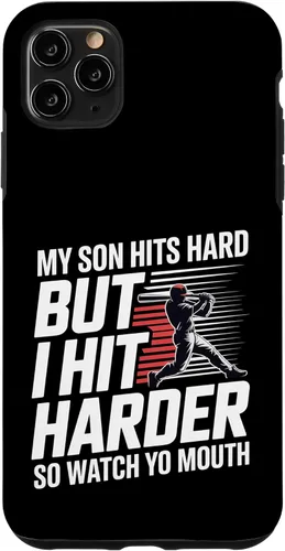 Vista 13 de My Son Hits Hard But I Hit Harder So Watch Yo Mouth - Case for iPhone 17