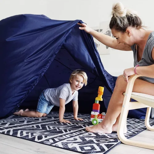 Vista 6 de El Original Patentado AirFort - Construye Un Fuerte en 30 Segundos, Fuerte Inflable para Niños, Tienda de Juego para 3-14 Años, Un Playhouse Donde