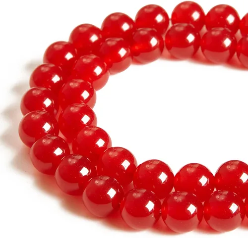 Vista 21 de 60 piezas de cuentas de turquesa africana natural de 6 mm, cuentas de piedras preciosas naturales, cuentas sueltas redondas para hacer joyas