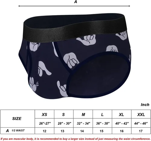Vista 4 de Calzoncillos de algodón para hombre, suaves, transpirables, cómodos, con bolsa en U