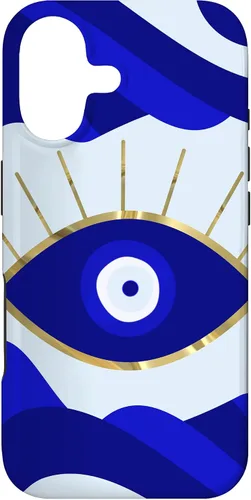 Vista 32 de Funda para iPhone 13 Pro Max Lava All Seeing Blue Evil Eye