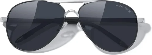 Vista 6 de MERRY'S, UV400 S8513, gafas de sol polarizadas para conducir, marco irrompible, para hombre.
