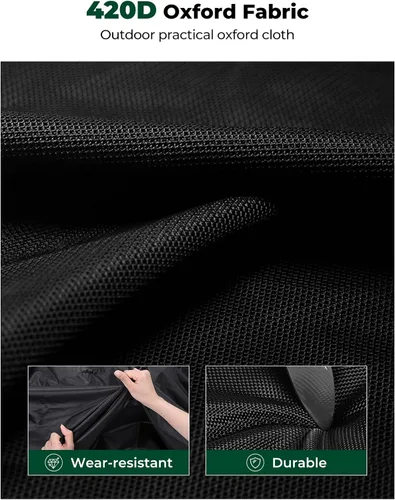 Vista 9 de PawGiant Funda de repuesto para perrera para exteriores, cubierta impermeable 420D resistente a los rayos UV para recinto grande de 9.8 x 9.8 pies