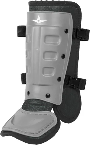 Vista 19 de All-Star Adult System 7 - Protector de piernas, recortado gris, corto de 15.5 pulgadas de longitud