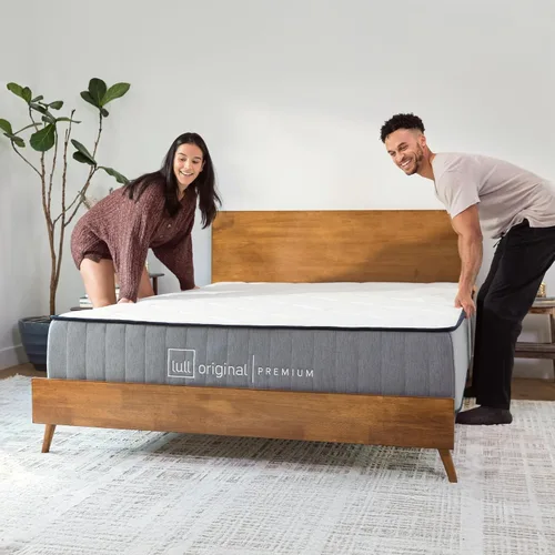 Vista 11 de El mejor colchón de espuma con efecto memoria por Lull – garantizado. Lull infusión de gel colchones de espuma viscoelástica, Memory Foam, Blanco