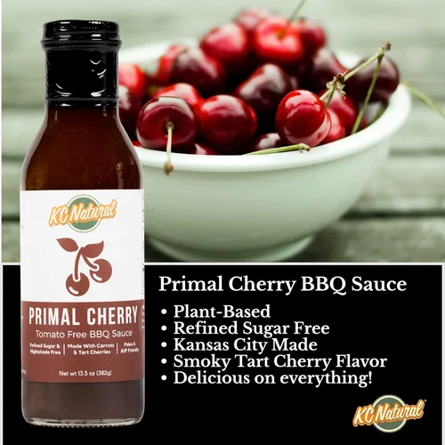 Vista 4 de KC Natural - Salsa de barbacoa de cereza Primal - Sin solanáceas - Apto para paleo y AIP - 14 oz