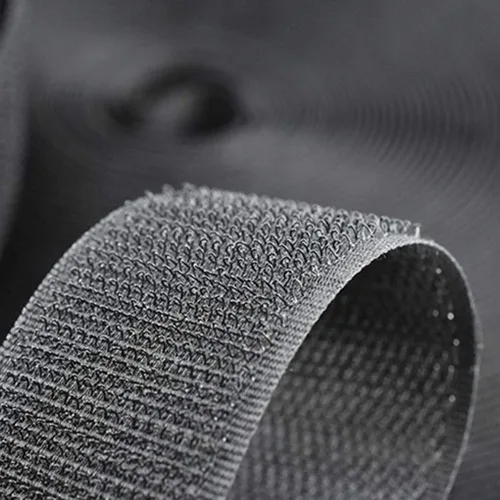 Vista 5 de Cinta de tela de nailon para coser de 1 pulgada de ancho x 32.8 ft de largo, color negro