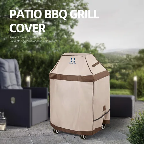 Vista 7 de HAMLER Funda para Parrilla de 30 Pulgadas, Cubiertas para Barbacoa Resistentes e Impermeables de Servicio Pesado, Fundas para Parrilla de Gas