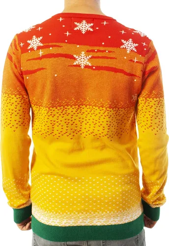 Vista 4 de Ugly Christmas Party - Suéteres llamativos de Navidad, unisex, suéter divertido de un reno