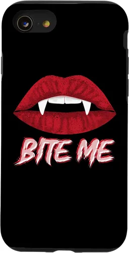 Vista 18 de Bite Me Vampire Fangs DIY Halloween for Aspiring Dracula Case for iPhone 17