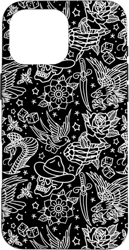 Vista 19 de Funda de arte de tatuaje tradicional americano para iPhone 17
