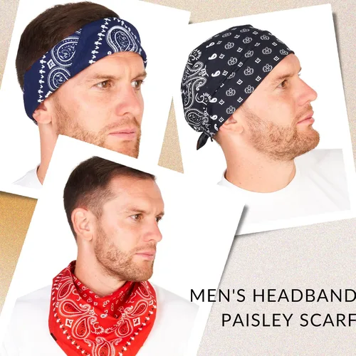 Vista 6 de LOVARZI Bandana versátil bufanda para hombres y mujeres Cuello para la cabeza para verano, invierno o deportes Ciclismo, Senderismo, Caminar Correr