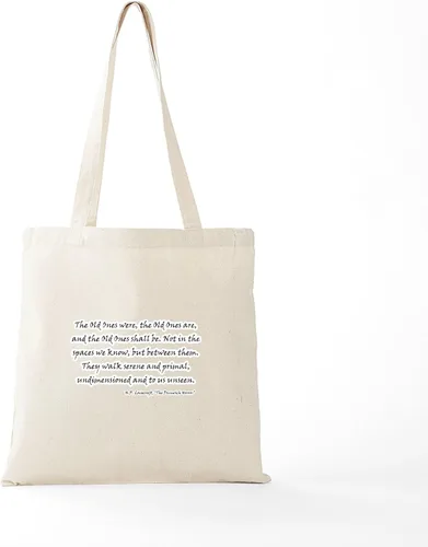Vista 5 de CafePress HPL: Old Ones Tote Bag Reusable Natural Beige Canvas Shopping Bag