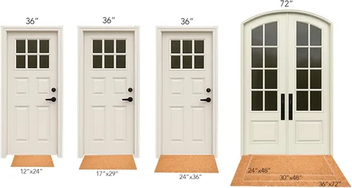 Vista 6 de Calloway Mills - Felpudo Madison Heart (Naranja, 24 x 36 pulgadas)