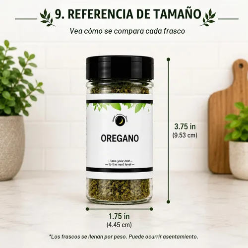 Vista 4 de Set de especias y condimentos 20 unidades Kit básico de despensa