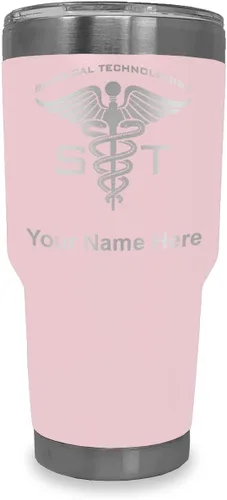 Vista 24 de LaserGram Vaso aislado al vacío de 20 onzas, ST Surgical Technologist, grabado personalizado incluido (gris)