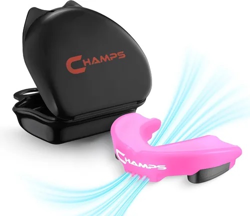 Vista 9 de Champs MMA Protector Bucal Transpirable para Boxeo, MMA, Jiu Jitsu, Muay Thai, Lucha Libre y Deportes de Combate – Diseño de Fácil Ajuste, Hervir