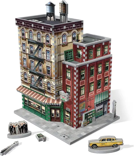 Vista 9 de Wrebbit3D Friends - Rompecabezas 3D modelo de Central Perk 440 piezas de rompecabezas reales Construye el icónico café de la exitosa serie