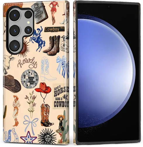 Vista 33 de Funda para Samsung Galaxy S23, Funda Híbrida Resistente 2 en 1 de Cuerpo Completo Resistente a Golpes con Protección Brillante para Samsung Galaxy