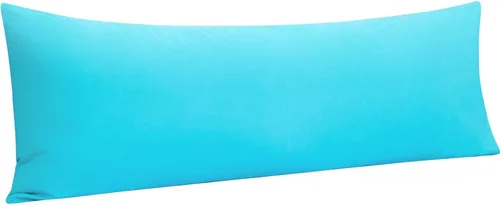 Vista 52 de NTBAY Juego de fundas de almohada estándar, paquete de 2 fundas de almohada de microfibra cepillada de 20 x 26 pulgadas, suaves, sin arrugas Aqua