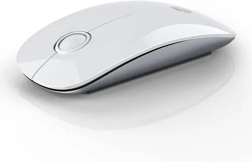 Vista 15 de RAPIQUE Ratón Inalámbrico Bluetooth - (BT5.1+USB) Ratón de Computadora de Modo Dual Delgado con Clic Silencioso, Baja Potencia y 1600 DPI, Ratón