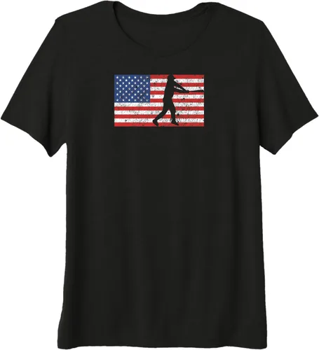 Vista 8 de Baseball Beisbol Batter Homerun - Pitcher Catcher Batter Hit Premium T-Shirt
