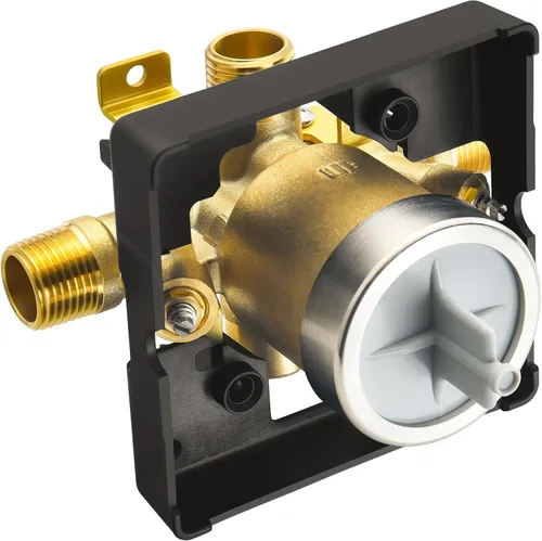 Vista 8 de RJDIBAN Válvula de ducha para Delta R10000-UNBXHF, conexión de 3 puertos de 1/2 pulgada, paquete de 2 unidades, kit de válvula R10000 compatible