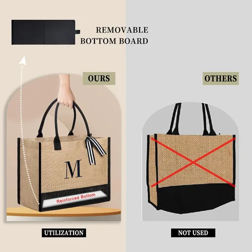Vista 10 de BeeGreen Bolsa personalizada para mujeres, mamá, profesora, amigas, hermana, bolsas de regalo con bolsa de Comestic